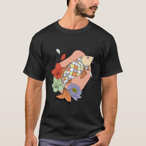 Koi Fish Pond T_Shirt