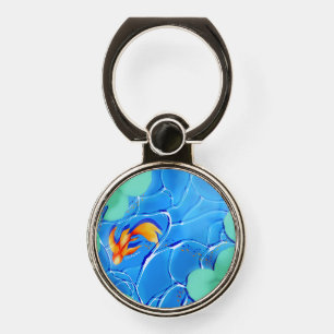 Koi Fish Pond Water Garden Phone Ring Holder