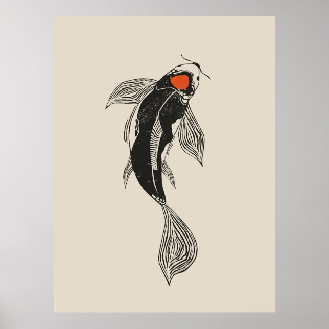 Koi Fish Poster (Front)