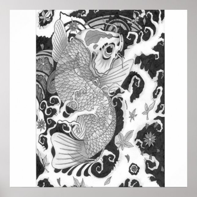 koi fish print (Front)