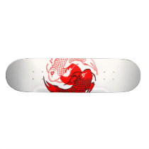 Koi Fish: Red Dot Skateboard Koi Fish: Red Dot Skateboard