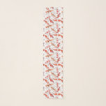 Koi fish scarf<br><div class="desc">A novelty print featuring koi fish in orange, black and white is a great way to stylize your fashion accessories.</div>
