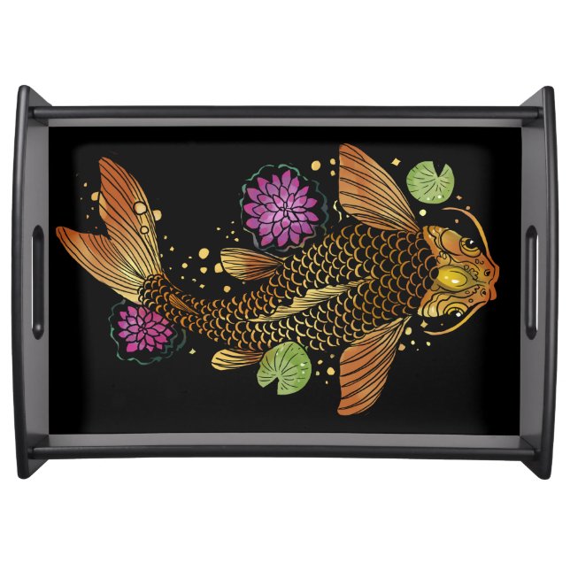 Koi Fish Serving Tray (Front)