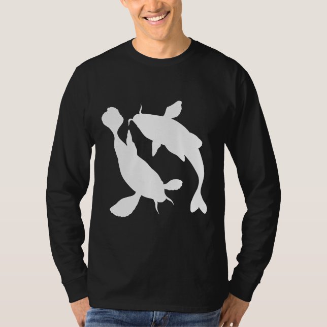 Koi Fish Silhouette T-Shirt (Front)