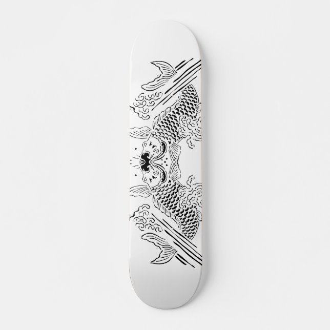 Koi Fish Skateboard (Front)