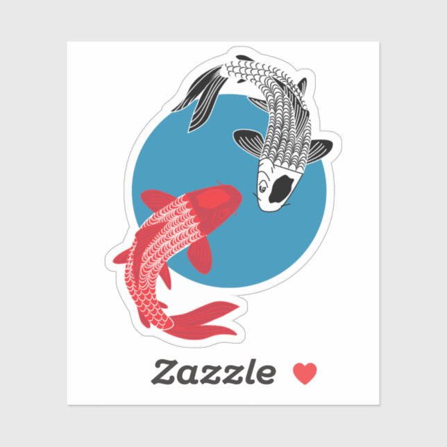 Koi Fish Sticker (Sheet)
