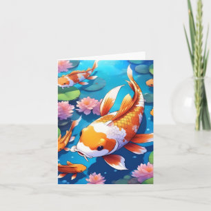 Koi Fish Study M Card