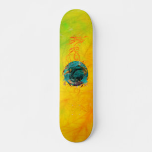Koi Fish SWIMMING IN PEACE Skateboard
