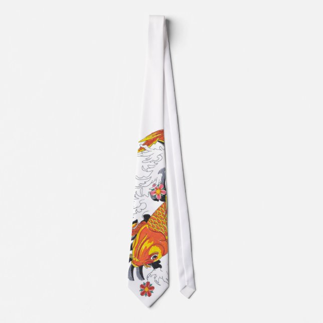 Koi fish tie (Front)