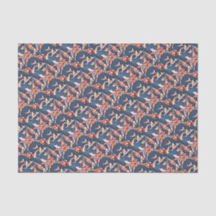 Koi fish tissue paper