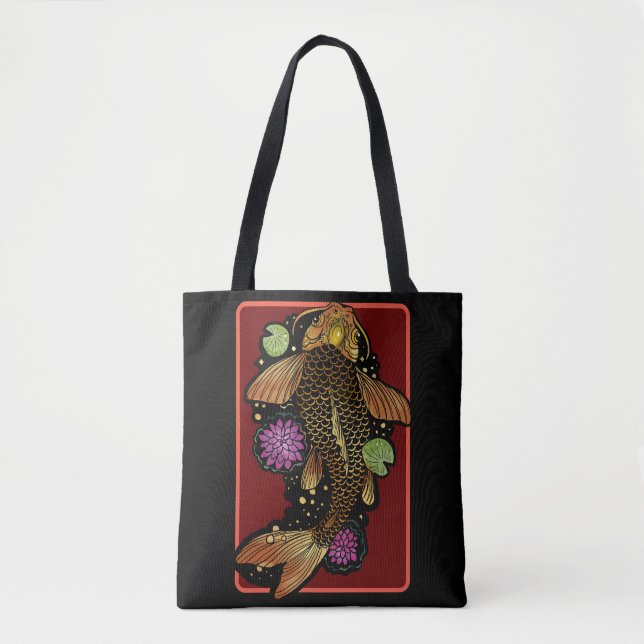 Koi Fish Tote Bag (Front)