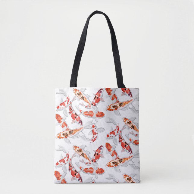 Koi fish tote bag (Front)