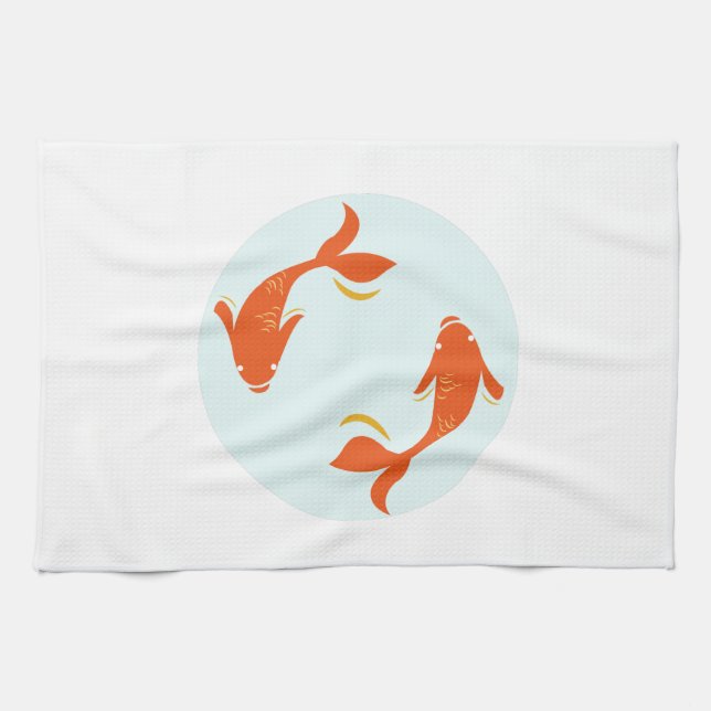 Koi Fish Towel (Horizontal)