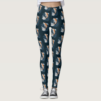 Koi Fish water bending master Leggings