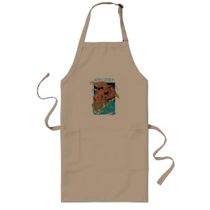 Koi Fish with Fox Japanese Style Design Long Apron