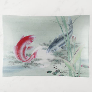 Koi Fish with Lotus Trinket Tray