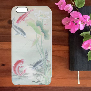 Koi Fish with Lotus Clear iPhone 6 Plus Case
