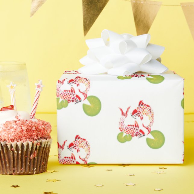 Koi Fish Wrapping Paper (Birthday Party)