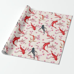 Koi Fish Wrapping Paper