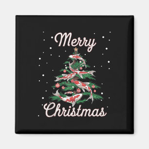 Koi Fish Xmas Tree Koi Carp Christmas Tree Magnet