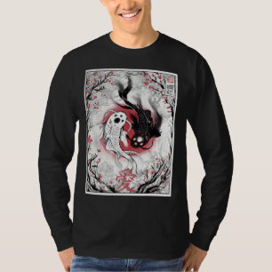 Koi Fish Yin Yang Zen Yoga Meditation Vintage Japa T-Shirt