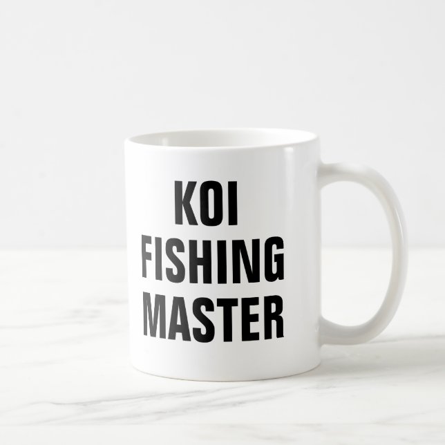 Koi Fishing Master Coffee Mug (Right)