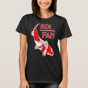 Koi Friend Fan Carp Fish Nishikigoi Kohaku Sanke K T-Shirt