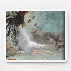KOI GODDESS MOUSE PAD