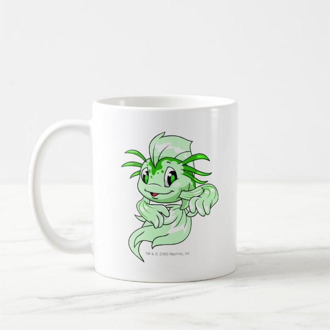 Koi Green Coffee Mug (Left)