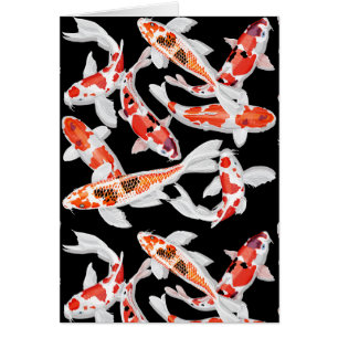 Koi greeting card