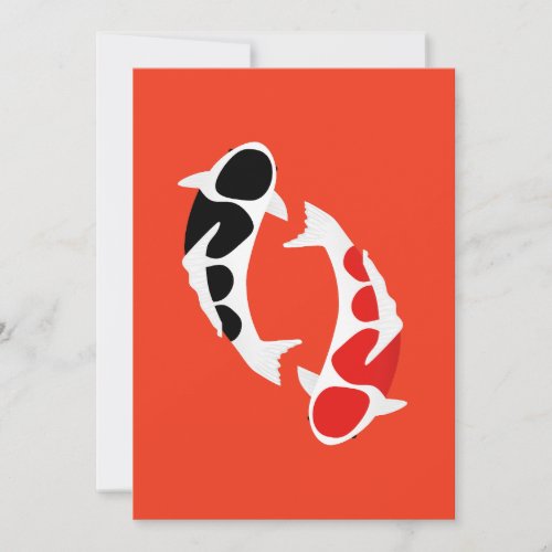 Koi Holiday Card