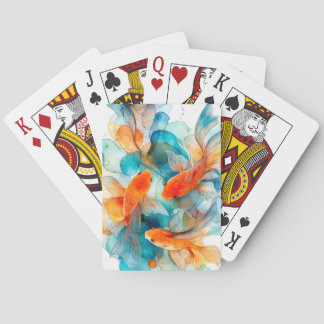 Koi in Flow Poker Cards