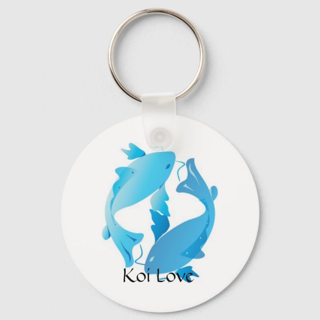 Koi Love Keychain (Front)