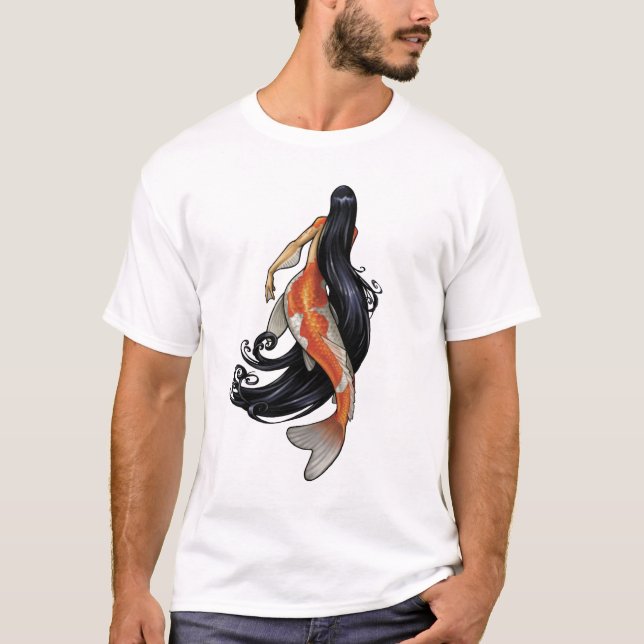 Koi Mermaid Basic T-Shirt (Front)