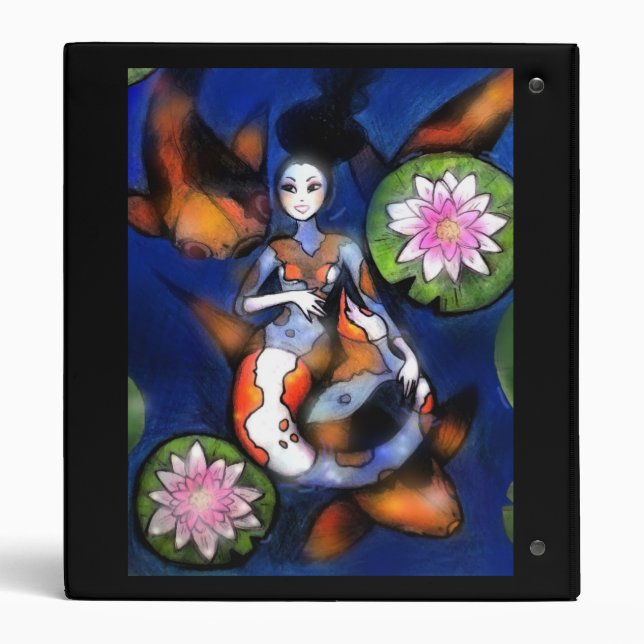 Koi Mermaid Binder (Back)