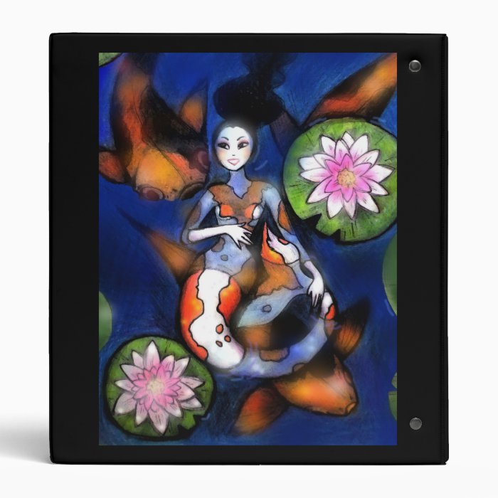 Koi Mermaid Binder