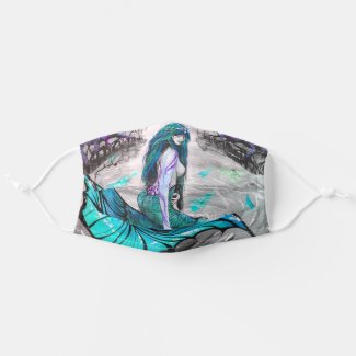 Koi Mermaid Cloth Face Mask