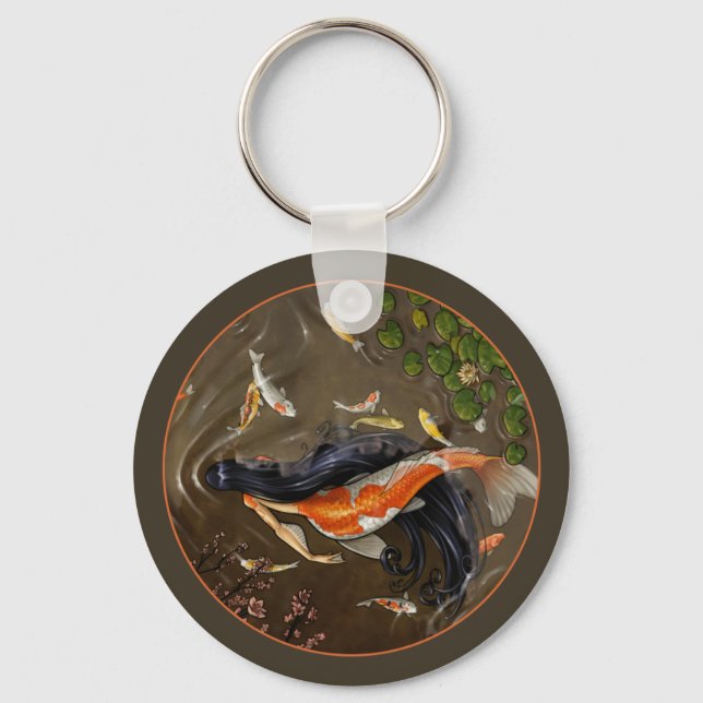 Koi Mermaid Key Chain (Front)