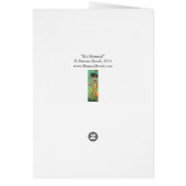 Koi Mermaid Postcard (Back)