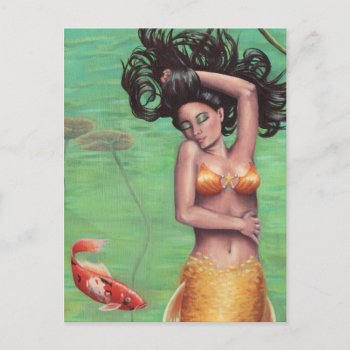 Koi Mermaid - Postcard by Deanna_Davoli at Zazzle