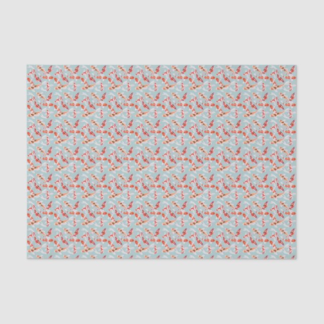Koi mini print tissue paper (Front)