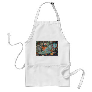 Koi Mosaic Adult Apron