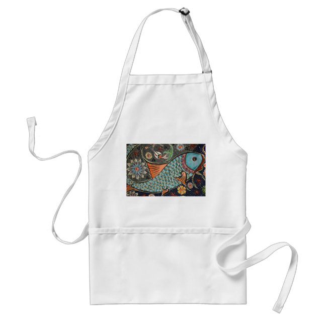 Koi Mosaic Adult Apron (Front)