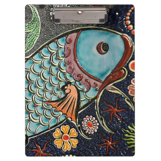 Koi Mosaic Clipboard