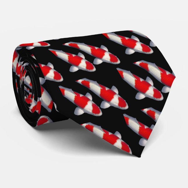 Koi Neck Tie (Rolled)