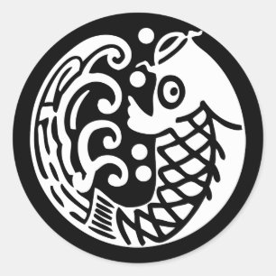 Koi ni Nami Classic Round Sticker