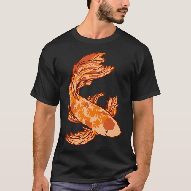 Koi of Flames T-Shirt (Front)