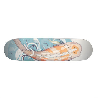 Koi Passing Through Skateboard