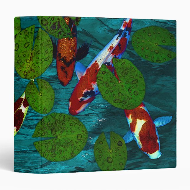 KOI POND 1.5" Ring Binder (Front/Spine)