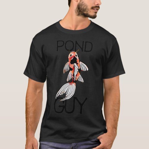 Koi Pond Art I Love Koi Fish Watercolor Premium T_Shirt